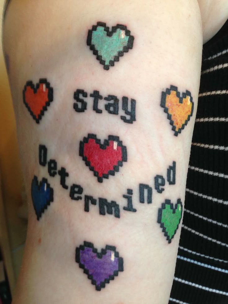 I have a pretty serious chronic pain condition, and staying positive is sometimes impossible. But the ongoing theme of the game Undertale ("stay determined") has really stuck with me as a mantra.