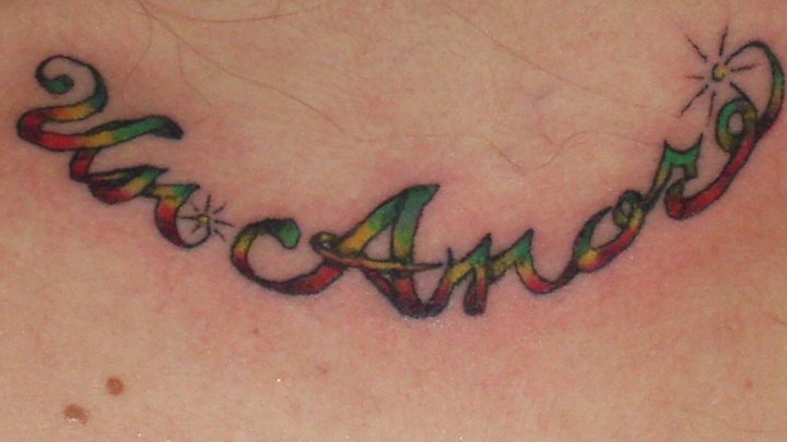 Un Amore.. One love Tattoo done in Baltimore, md