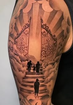 Discover 8 Cielo and heaven tattoos ideas on this Pinterest board | sleeve  tattoos, stairs to heaven tattoo, arm tattoos for guys and more