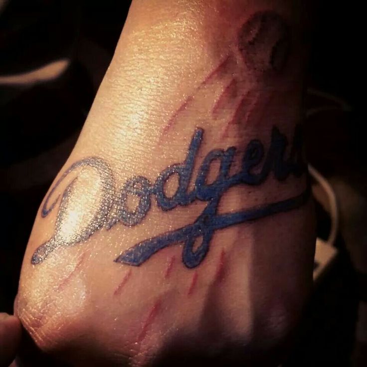 Like the tattoo but not a fan of diggers | Tattoos, Cool tattoos, Dodgers
