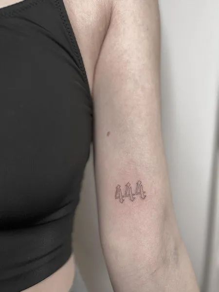30 Best 444 Tattoo Ideas For Men And Women - Tattoo Pro