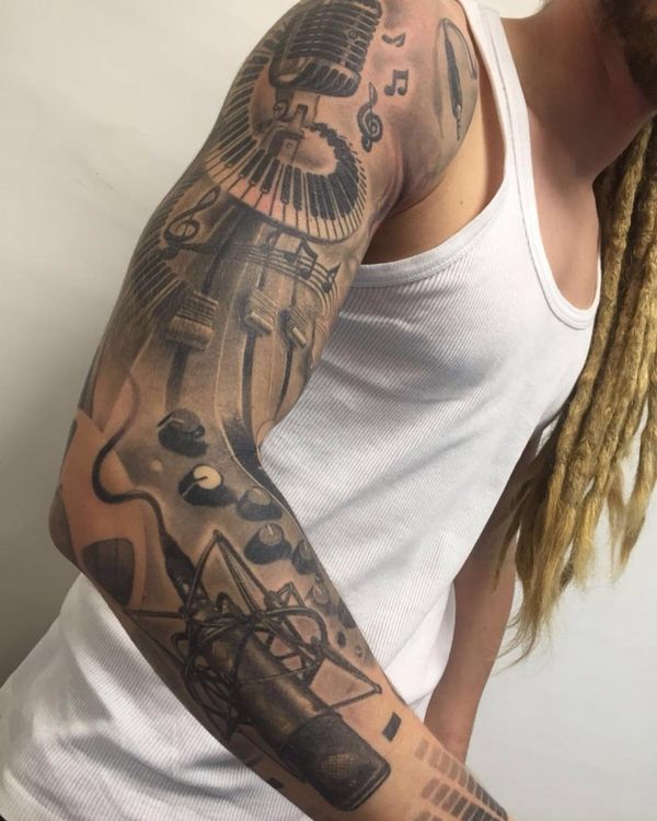 18+ Music Tattoo Designs, Ideas