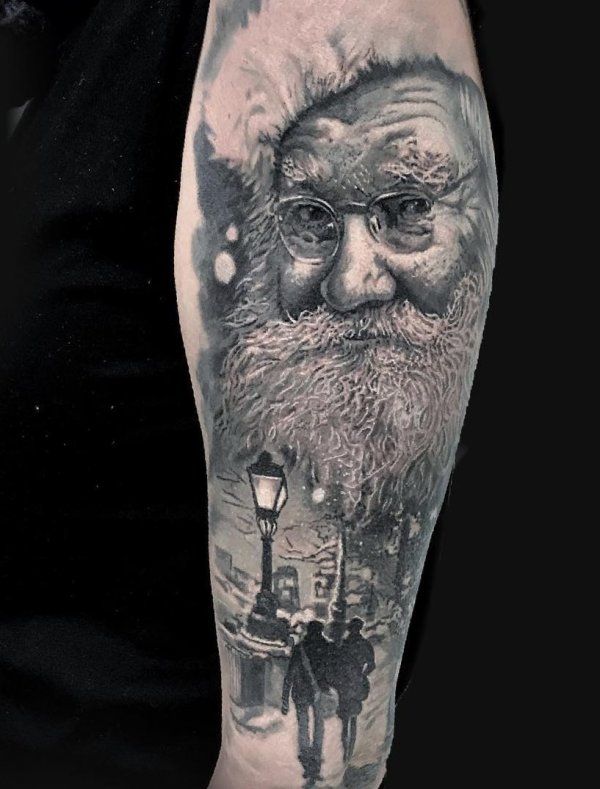 45+ Christmas Tattoos To Make Your Holiday More Memorable