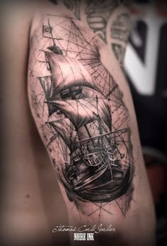 Discover 10 Ship tattoo and nautical tattoo ideas | ship tattoo, sleeve  tattoos, tattoo designs and more