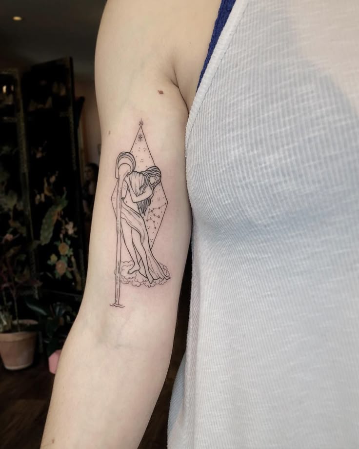 220+ Aquarius Tattoos Designs (2024) Zodiac Signs & Symbols Ideas