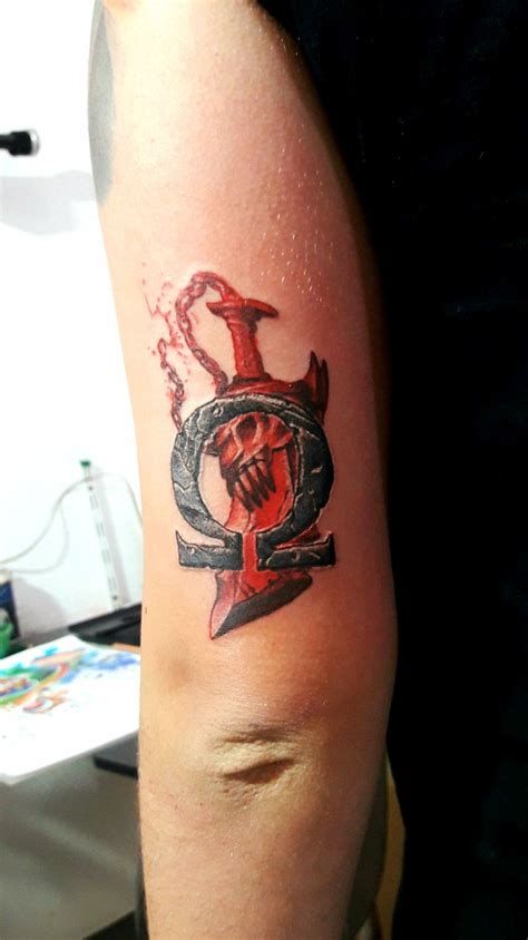 Blades Of Chaos Tattoo