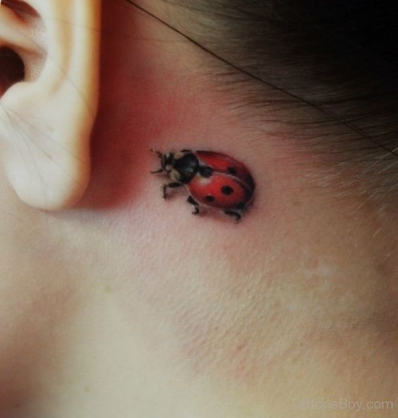 Behind Ear Tattoos - Tattoos Designs