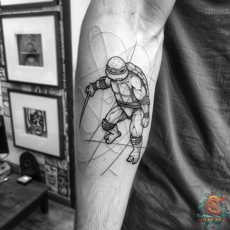 Teenage Mutant Ninja Turtles Tattoos: 140 Designs TMNT