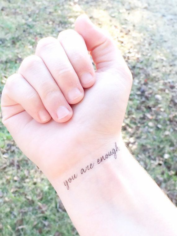 40 Simplistic Quote Tattoo Ideas - Brighter Craft