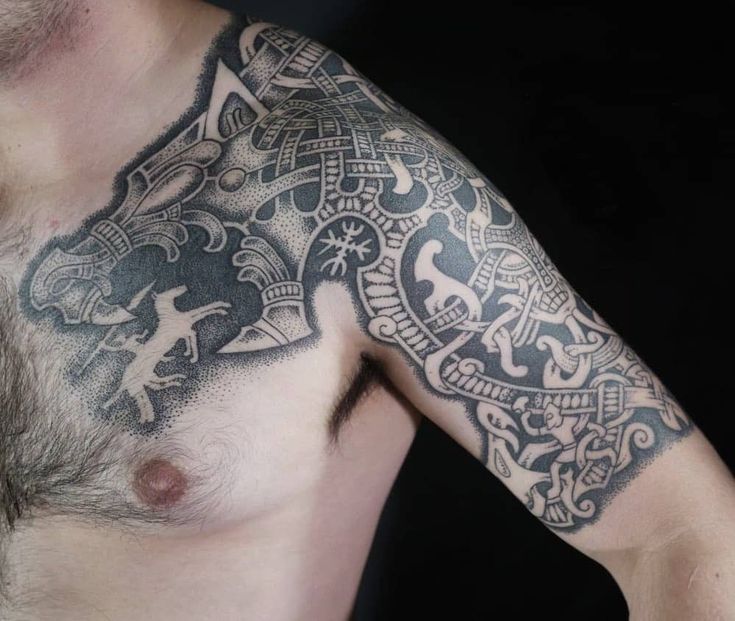 The Viking Wolf: 30+ Fenrir Tattoo Ideas