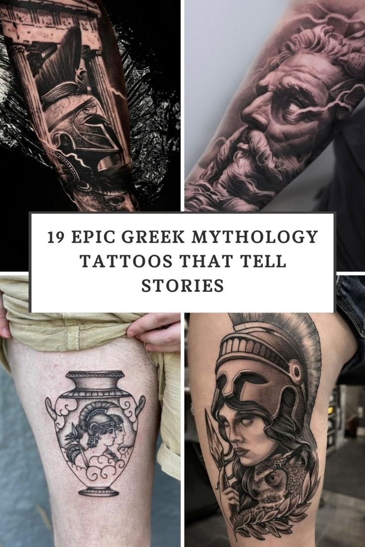 19 Epic Greek Mythology Tattoos That Tell Stories