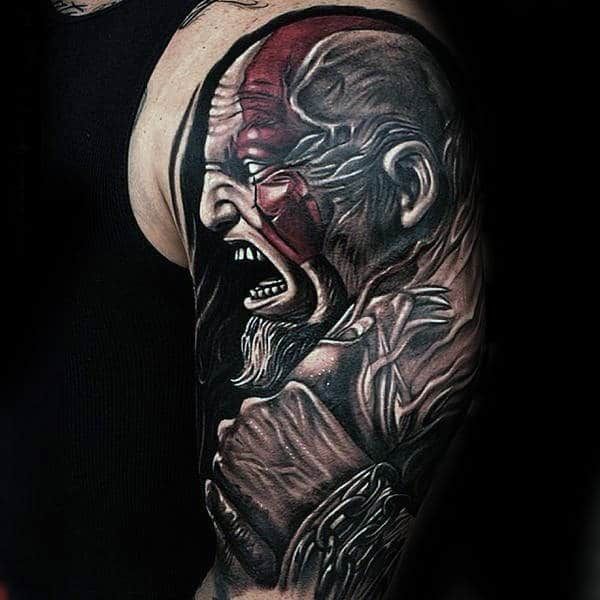 30 Kratos Tattoo Designs for Men