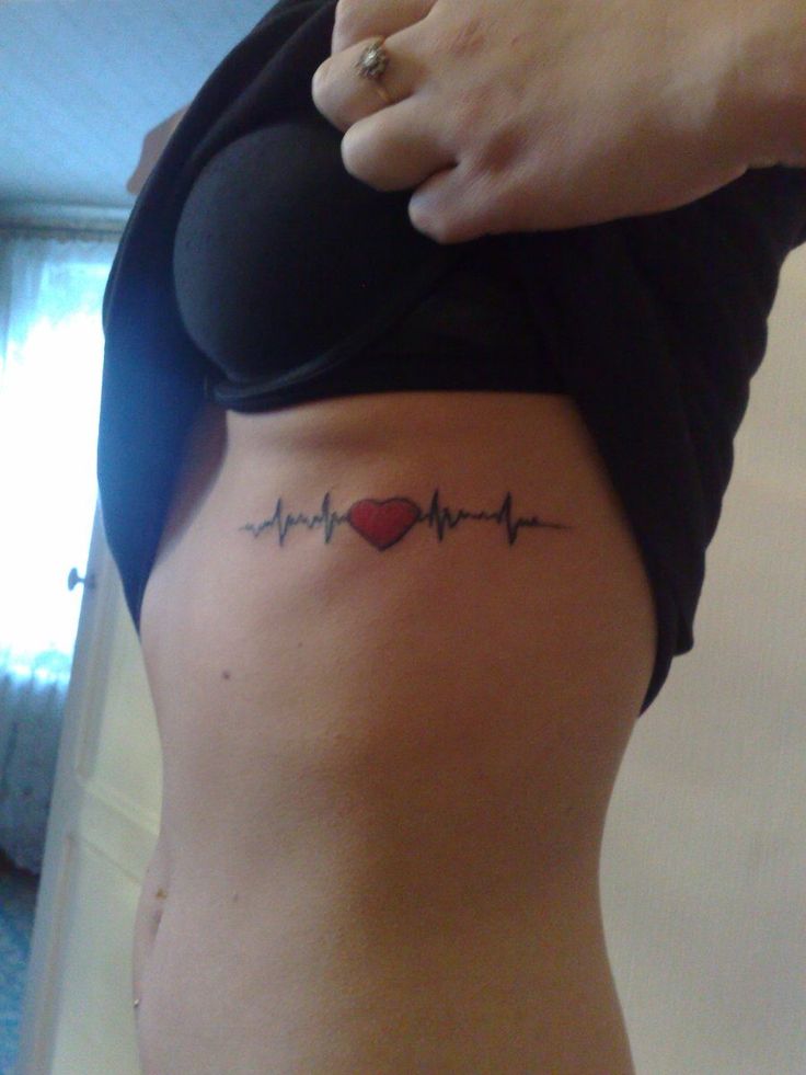 Heartbeat Line Tattoo With Deep Connections and Meanings - TattoosWin