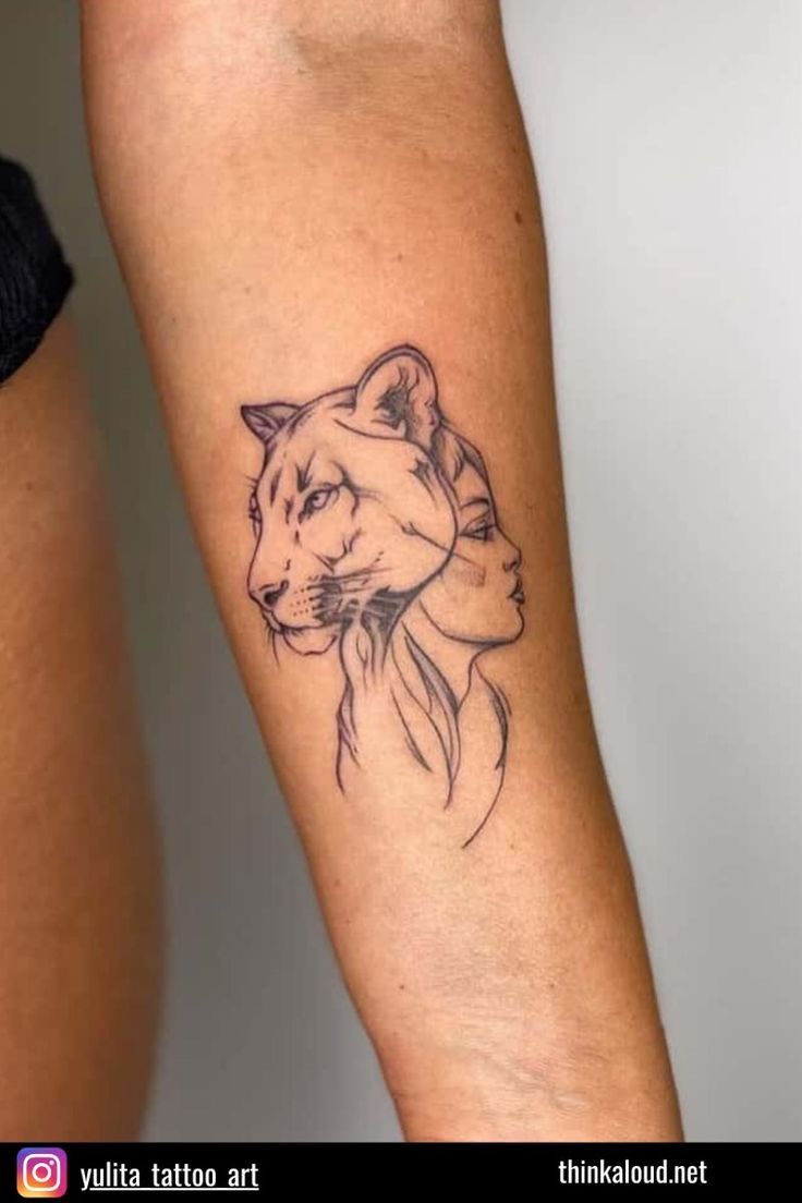 Pin by Tania Giannone on tatouages in 2025 | Lioness tattoo, Forearm tattoo women, Tattoos for black skin