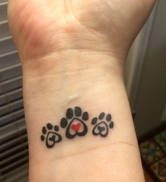 The 80+ Cutest Paw Print Tattoos Ever - The Paws