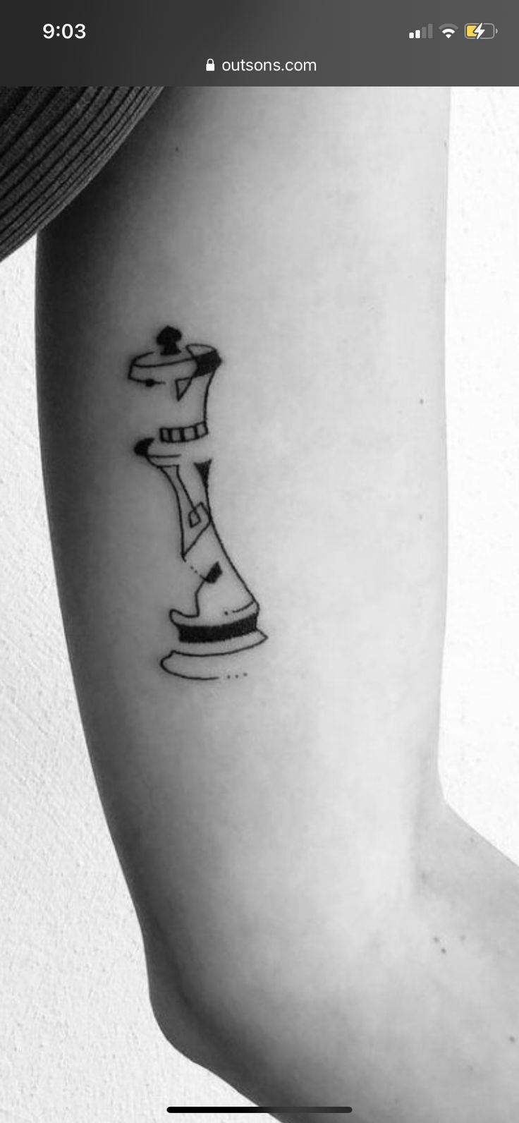chess tattoo