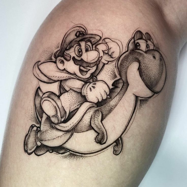 101 Best Mario Tattoo Ideas You Have To See To Believe!
