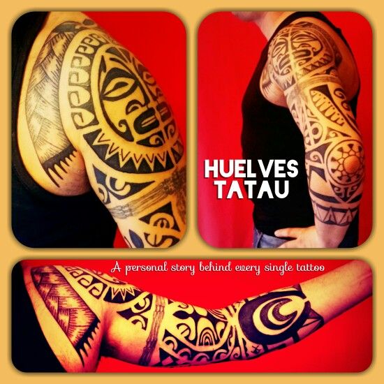Polynesian tattoo design by Huelves Tatau Madrid.Spain #polynesian #tattoo  #tatuaje #tatouage #polinesio #art #arte #spain #madrid #huelvestatau  #huelves #tatau #ink #tahiti #islas #marquesas #islands #samoa #maori #hawai