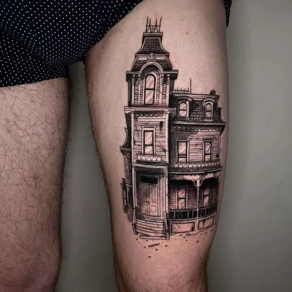 Abandoned House Tattoo