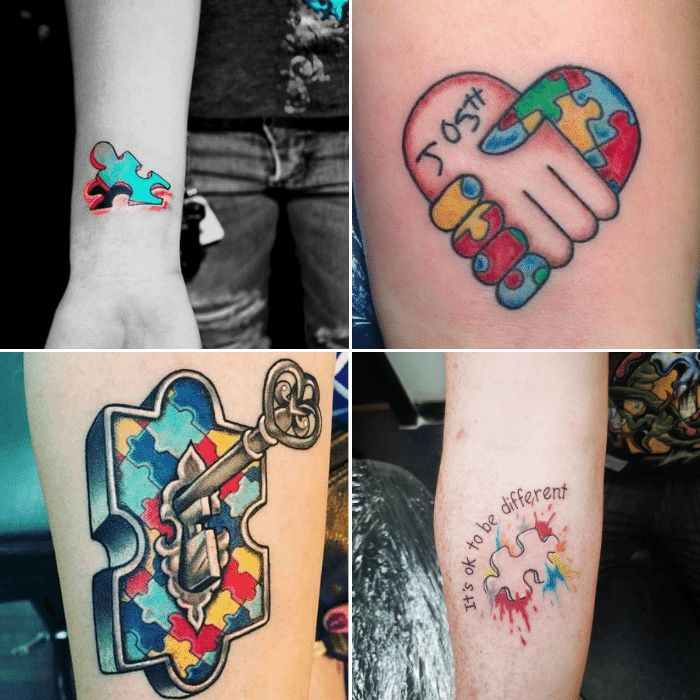 Best Autism Tattoo Ideas - PositiveFox.com