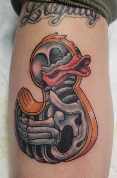 100 Adorable Duck Tattoos You Will Want To Try - Tattoo Me Now