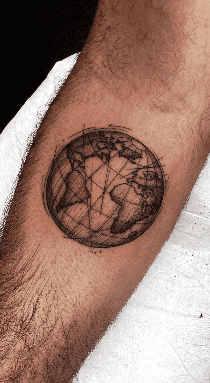 Earth Tattoo Design Ideas Images