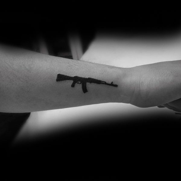 41 AK 47 Tattoo Designs for Men