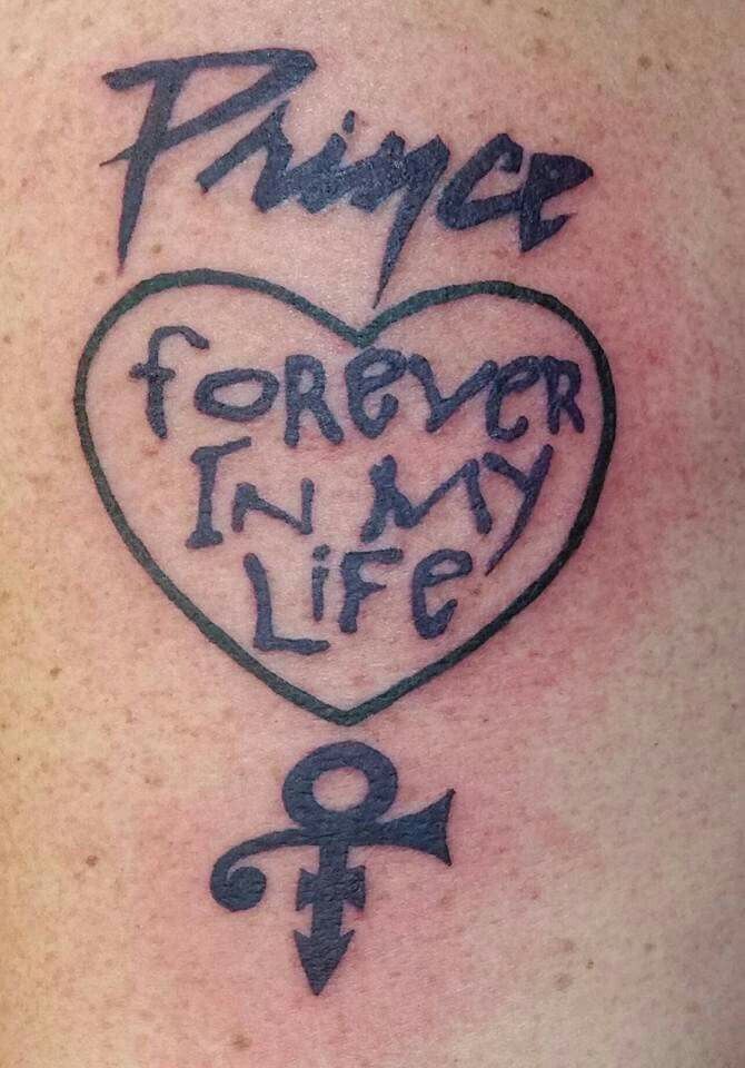 Pin by Linda on Prince tattoo | Prince tattoos, Tribute tattoos, The artist  prince