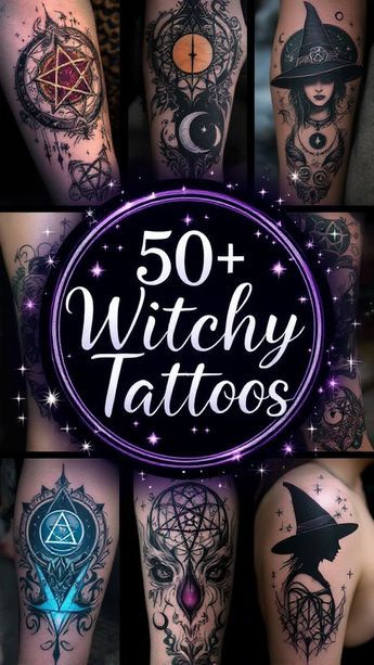 50+ Witchy Tattoos and Their Mystical Meanings