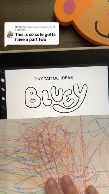 Shay, Jules, & Rory on Instagram: "Bluey part 2! Tattoo PNGs ands stickers  are available in our shop! #bluey #blueyart #blueyandbingo #tattooideas  #tinytattoo #… in 2025 | Cute sister tattoos, Tiny tattoos, Matching sister  tattoos