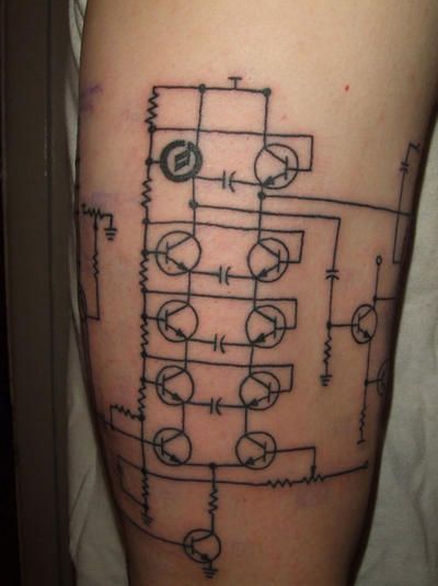 Has anybody seen any good Electrical Engineering related tattoos?