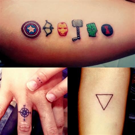 Small Marvel Tattoo Ideas