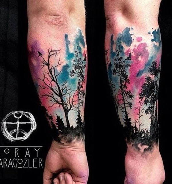 45 Inspirational Forest Tattoo Ideas | Art and Design