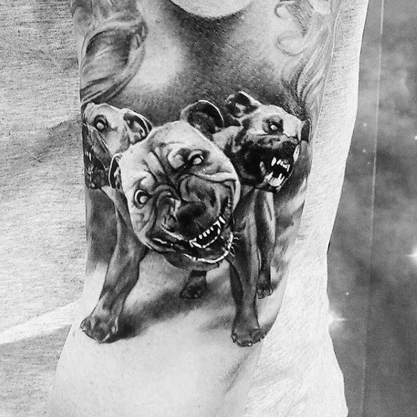 50 Cerberus Tattoo Designs for Men