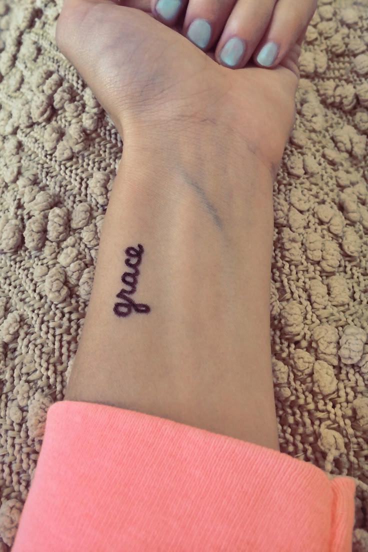 grace tattoo