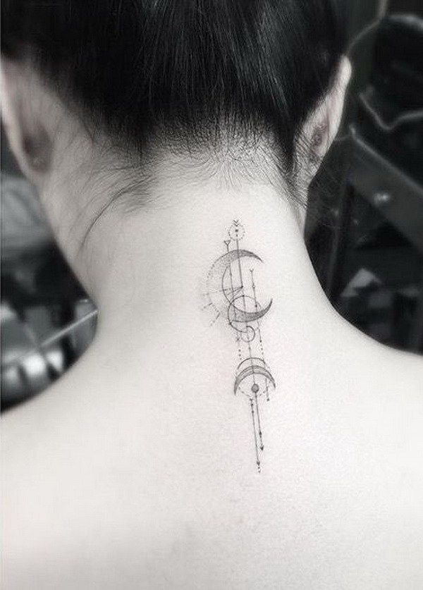 30+ Examples of Amazing and Meaningful Moon Tattoos - For Creative Juice