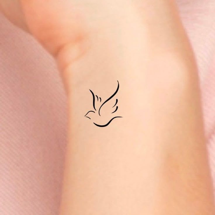 Dove Temporary Tattoo / Small Dove Tattoo / Bird Tattoo / Dove Outline  Tattoo / Tiny Bird Tattoo / Love Tattoo / Religious Tattoo - Etsy