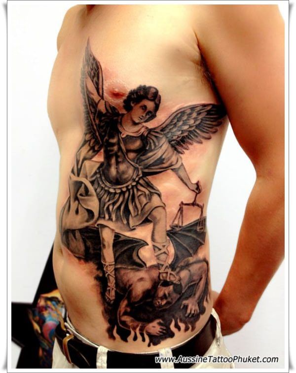 30 Perfect St Michael Tattoo Design Ideas