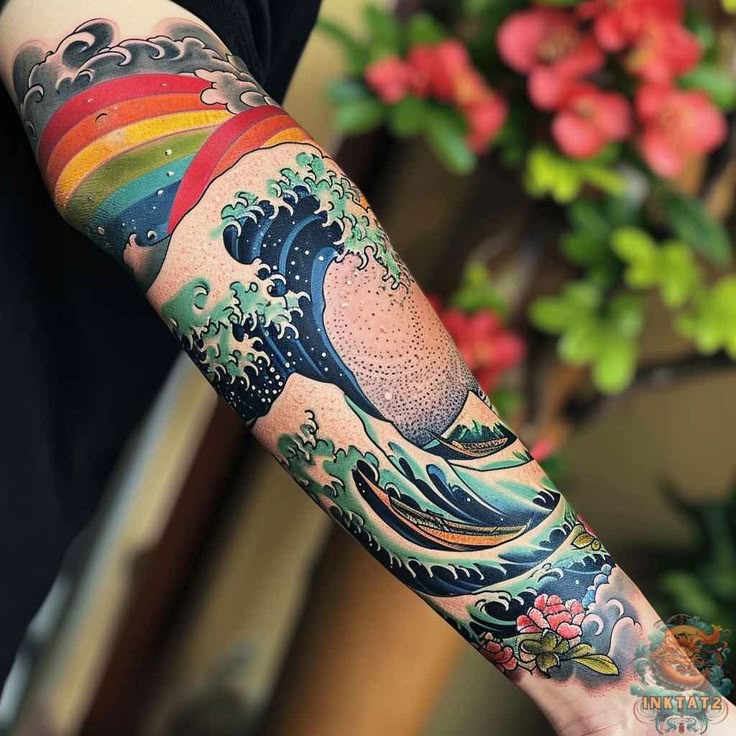 Unleashing the Magic: Exploring the Symbolism and Beauty of Rainbow Tattoos:  112 Designs - inktat2.com