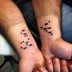 25 Morse code tattoos ideas | morse code tattoo, tattoos, morse code