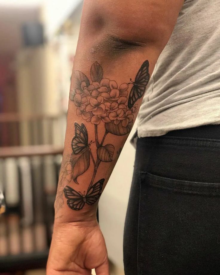 101 Best Hydrangea Tattoo Ideas You Have To See To Believe!