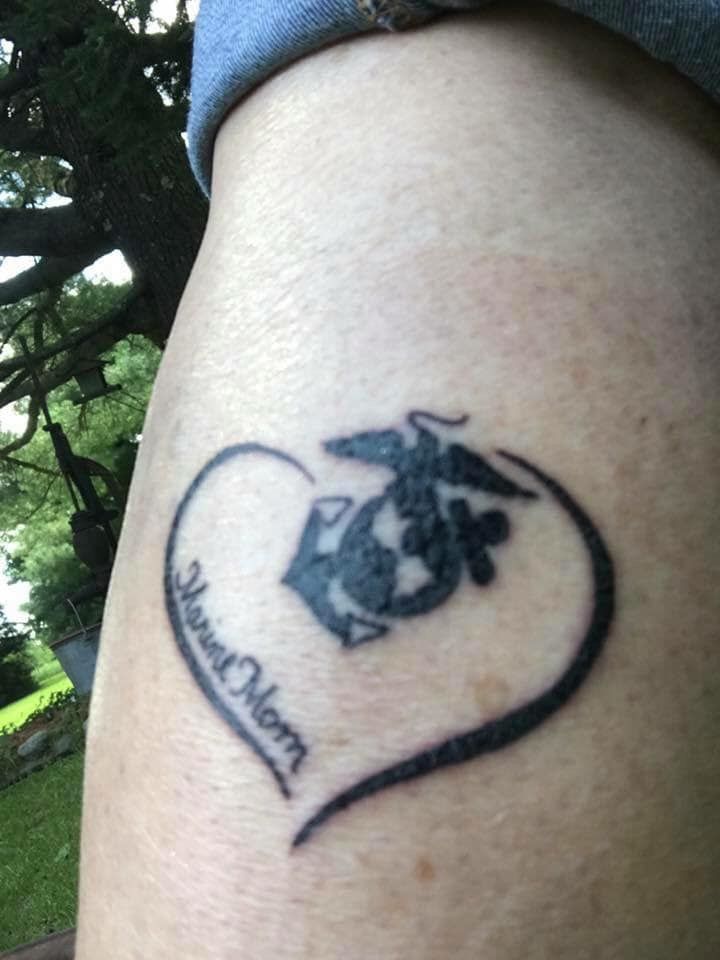 Pin by Heidi Campbell on Tattoo ideas | Mom tattoos, Marine mom tattoo, Usmc  mom tattoo