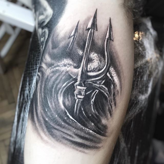 210+ Amazing Poseidon Tattoo Designs with Meanings (2024) Greek Gods Ink