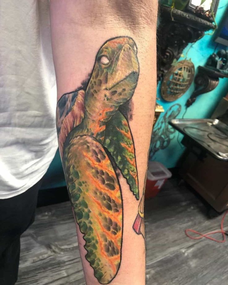 Top 40 Magnificent Sea Turtle Tattoo Design Ideas (2021 Updated)