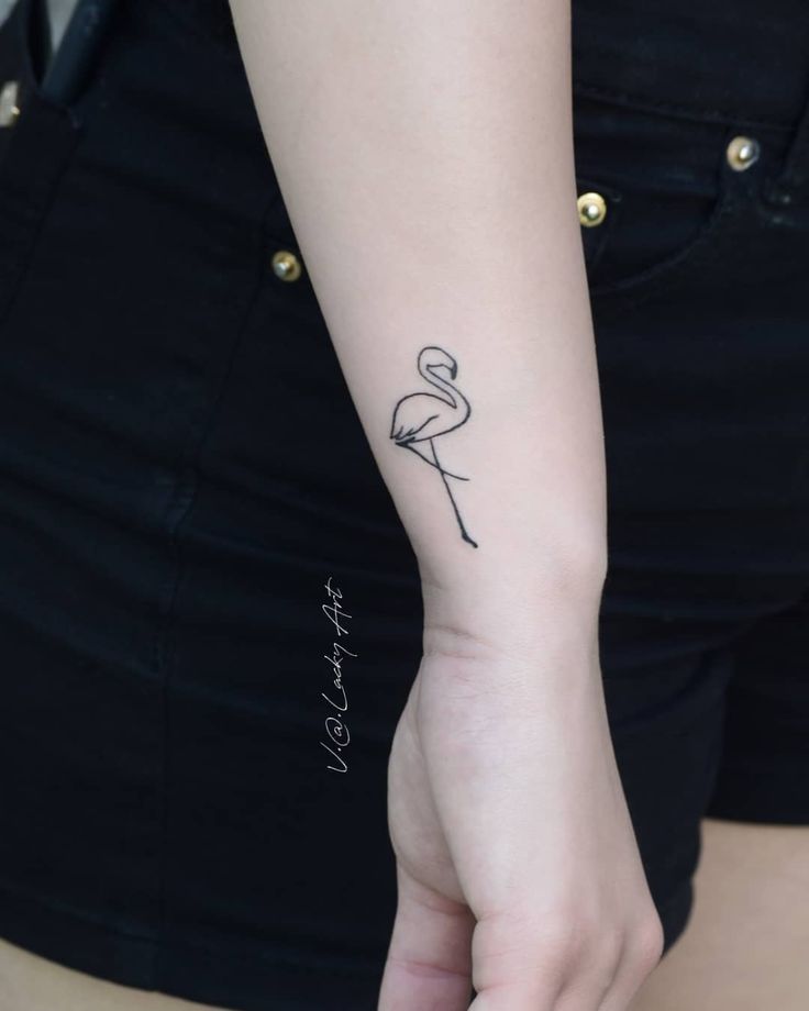 21 Perfect Flamingo Tattoo Designs for Ink-Art Lovers