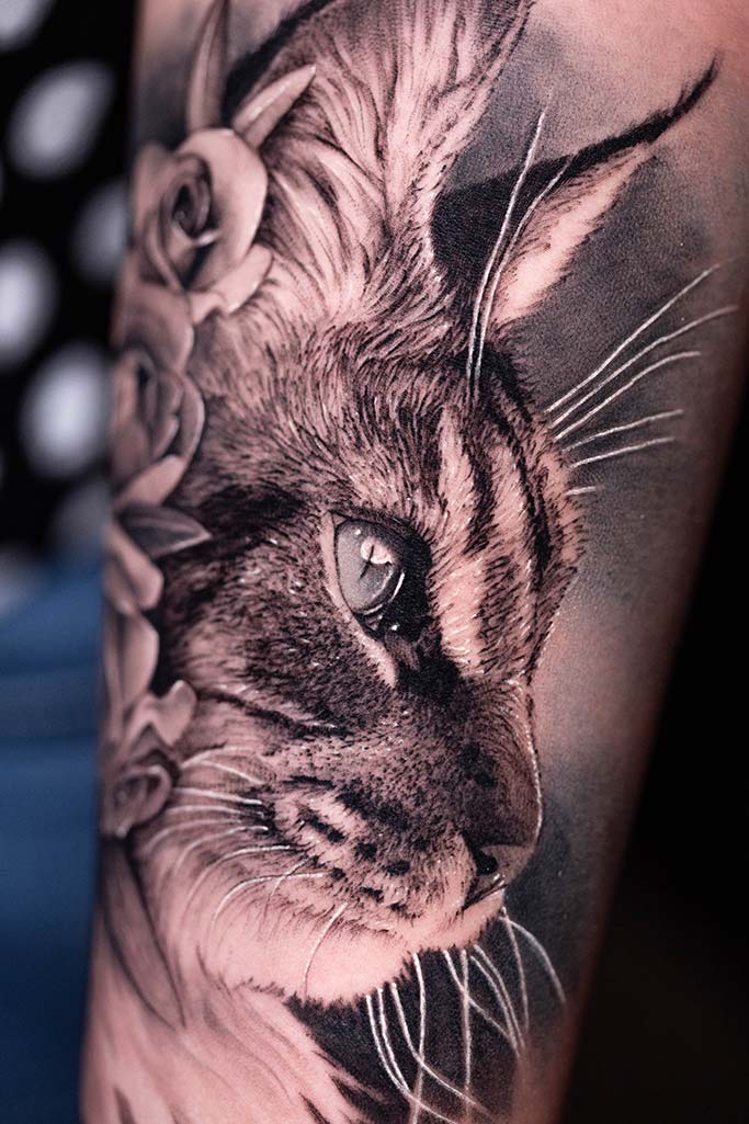 Cat Sleeve Tattoo