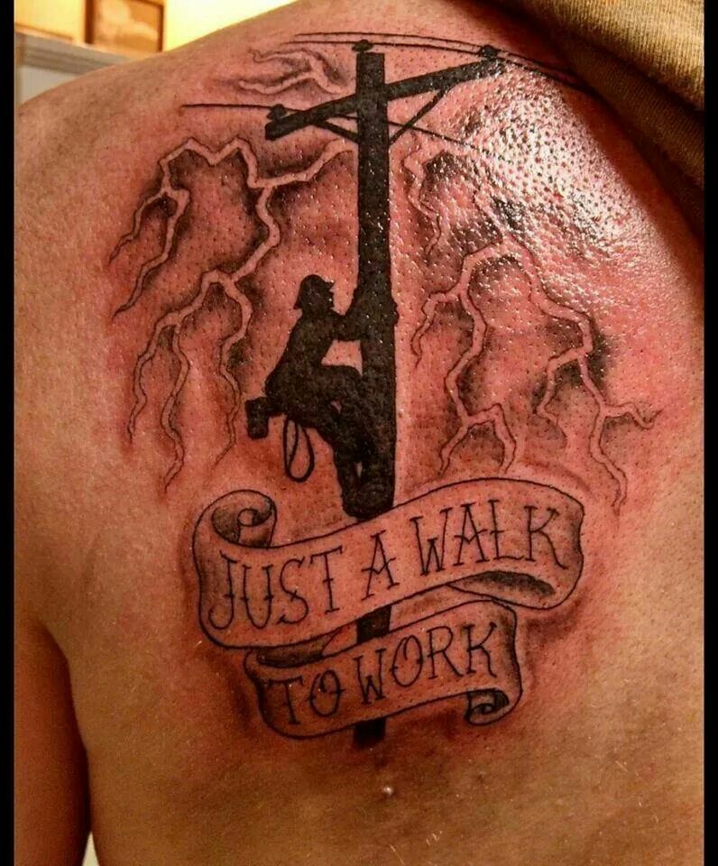 11 Electrician Tattoos ideas | lineman, electrician, tattoos