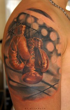 38 Best Boxing Tattoos ideas | boxing tattoos, tattoos, boxing gloves tattoo