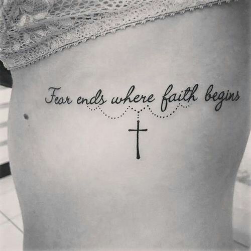 40 Inspirational Bible Verse Tattoo Designs and Ideas | Inspirationfeed