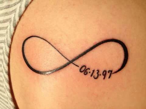 Pin by leboucher on tatouage | Infinity tattoo designs, Infinity tattoo, Wedding  date tattoos